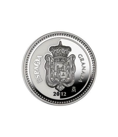 Moneda 2012 Capitales de provincia. Granada. 5 euros. Plata.