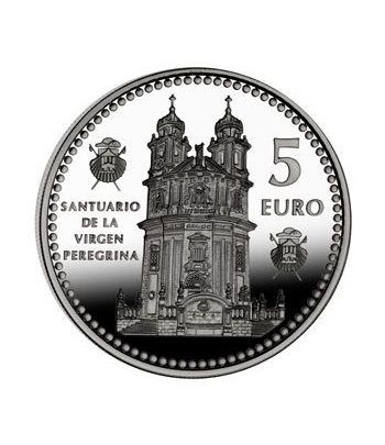 Moneda 2012 Capitales de provincia. Pontevedra. 5 euros. Plata.