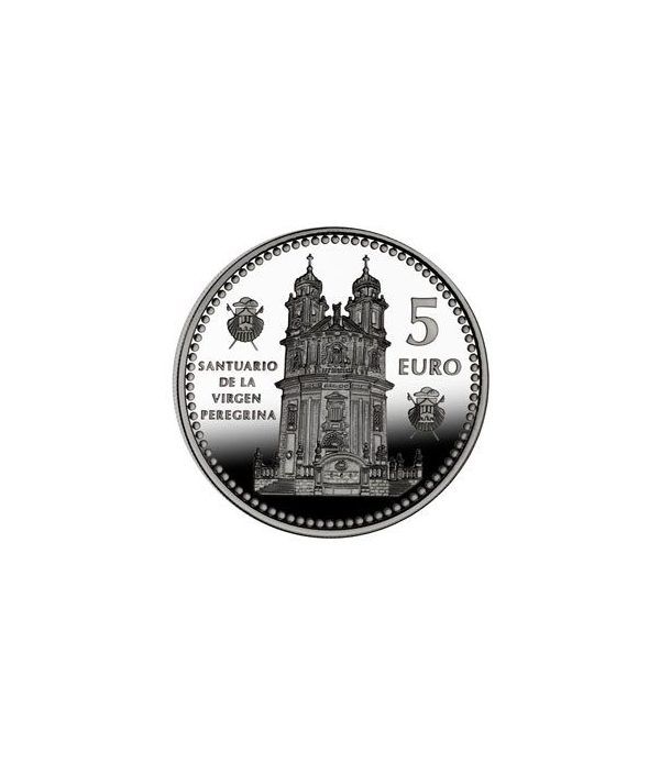 Moneda 2012 Capitales de provincia. Pontevedra. 5 euros. Plata.  - 2