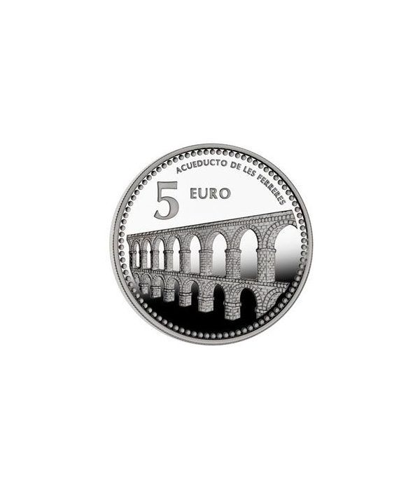 Moneda 2012 Capitales de provincia. Tarragona. 5 euros. Plata.  - 2