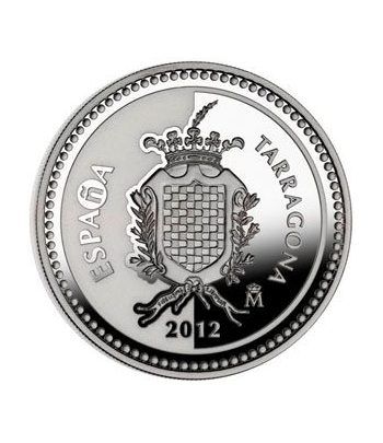 Moneda 2012 Capitales de provincia. Tarragona. 5 euros. Plata.