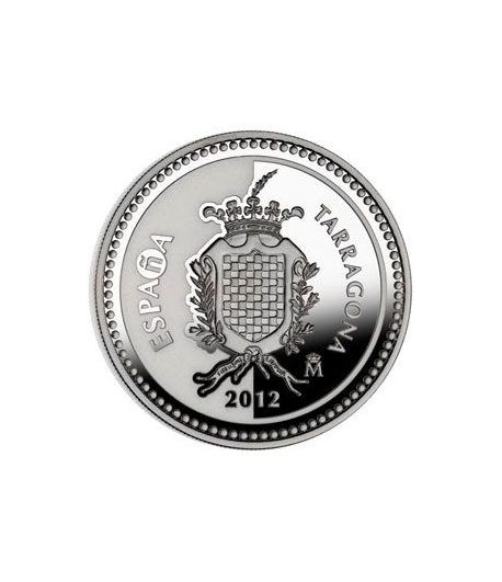 Moneda 2012 Capitales de provincia. Tarragona. 5 euros. Plata.