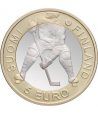 moneda Finlandia 5 Euros 2012. Hockey sobre hielo.