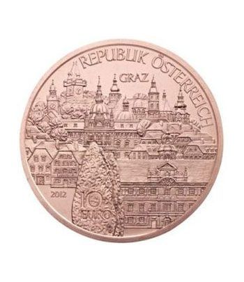 moneda Austria 10 Euros 2012 (Estado de Styria). Cobre.