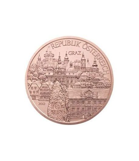 moneda Austria 10 Euros 2012 (Estado de Styria). Cobre.