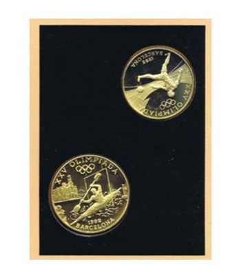 Monedas de plata Andorra Olimpiadas Barcelona y Albertville'92.