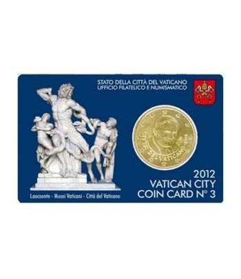 Cartera oficial euroset Vaticano 2012 (moneda 50cts.)