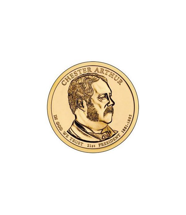 E.E.U.U. 1$ (2012) 21º Presidencial Chester Arthur (2cecas).