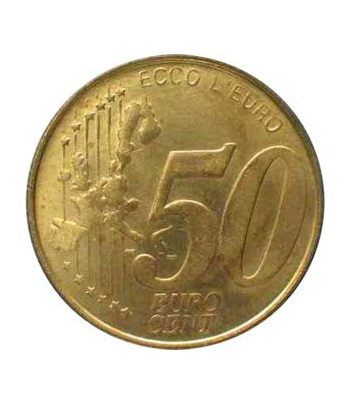 Euro prueba Italia 50 centimos de euro. C.F.N. Milán.
