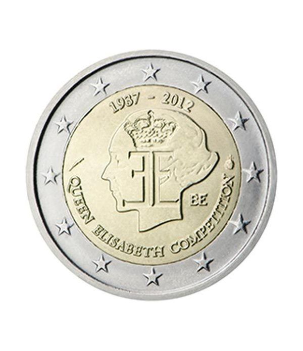 moneda conmemorativa 2 euros Belgica 2012.