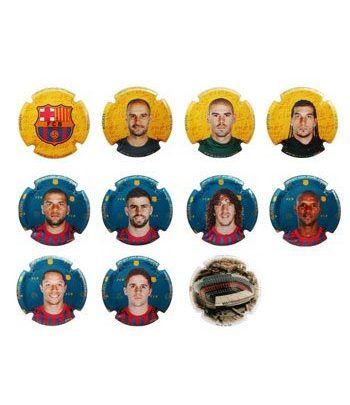 Placas de Cava. Colección oficial FC Barcelona. (23) Jugadores.