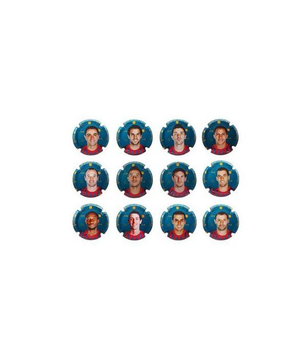 Placas de Cava. Colección oficial FC Barcelona. (23) Jugadores.
