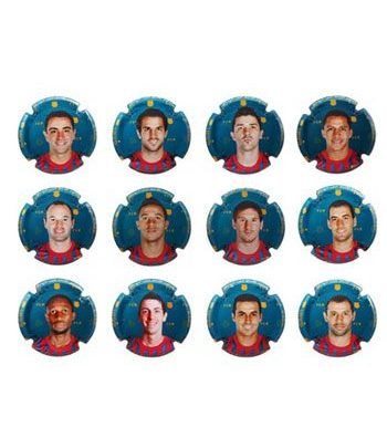 Placas de Cava. Colección oficial FC Barcelona. (23) Jugadores.