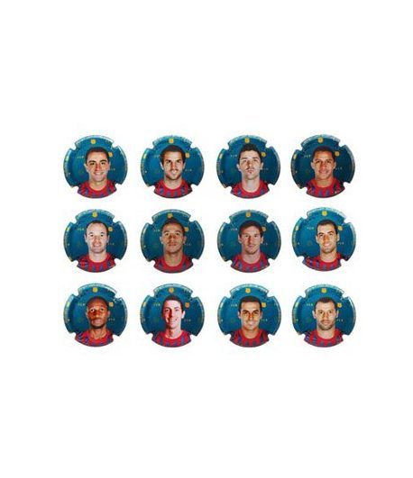 Placas de Cava. Colección oficial FC Barcelona. (23) Jugadores.