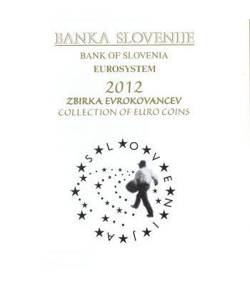 Cartera oficial euroset Eslovenia 2012 (incluye 2 y 3 euros).  - 1