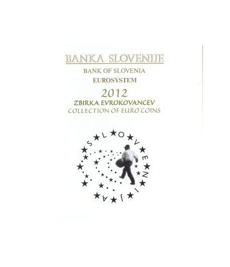 Cartera oficial euroset Eslovenia 2012 (incluye 2 y 3 euros).