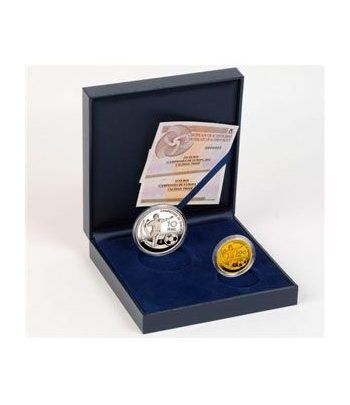 Monedas 2012 Campeones de Europa. Completa. Oro y plata.