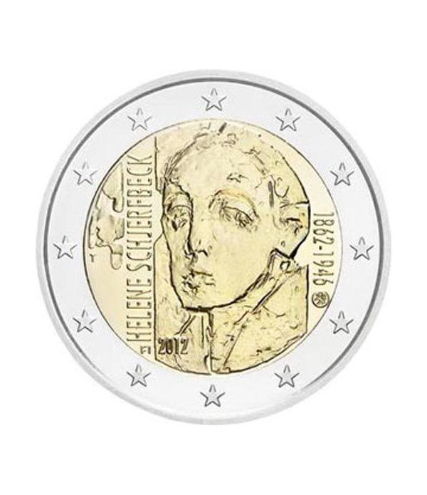 moneda 2 euros Finlandia 2012 Helene Schjerfbeck.