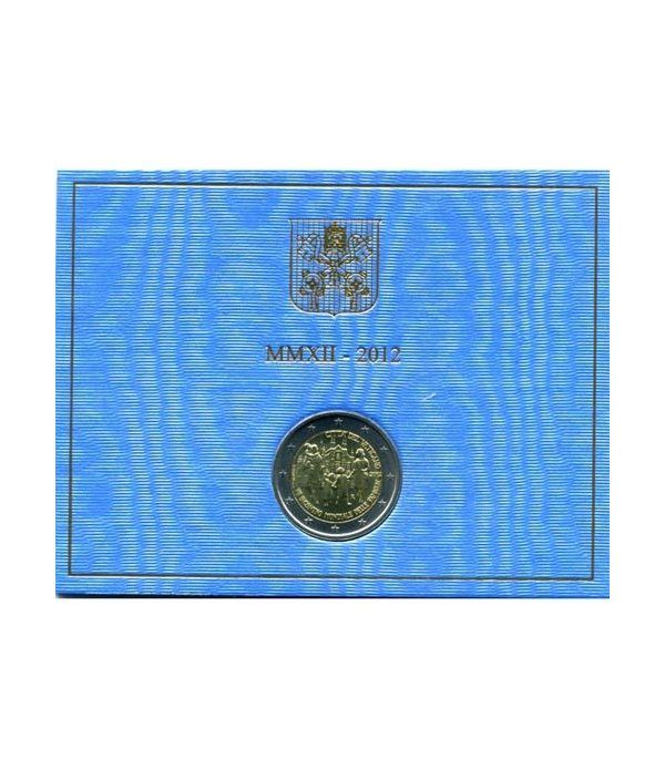 moneda conmemorativa 2 euros Vaticano 2012. Estuche Oficial.