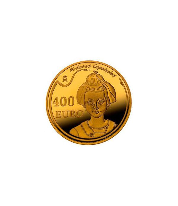 Moneda 2012 Pintores Españoles. Miró. 400 euros. Oro.