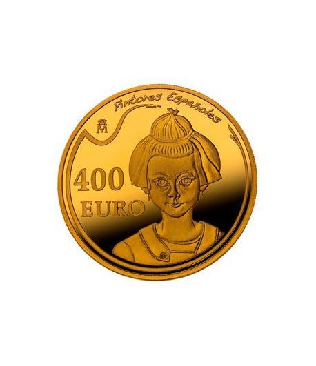 Moneda 2012 Pintores Españoles. Miró. 400 euros. Oro.