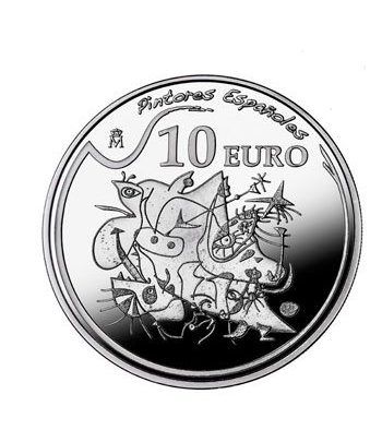 Monedas 2012 Pintores Españoles. Miró. Completa. Plata y oro.