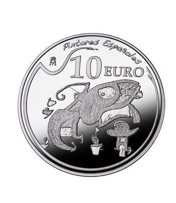 Monedas 2012 Pintores Españoles. Miró. Completa. Plata y oro.