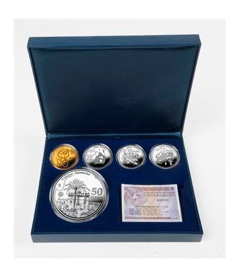 Monedas 2012 Pintores Españoles. Miró. Completa. Plata y oro.