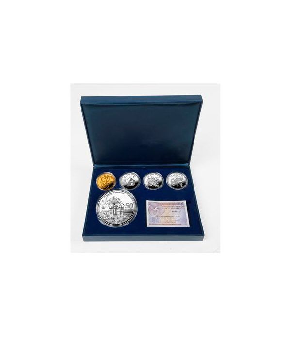 Monedas 2012 Pintores Españoles. Miró. Completa. Plata y oro.