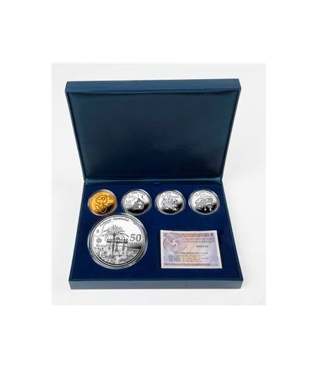 Monedas 2012 Pintores Españoles. Miró. Completa. Plata y oro.