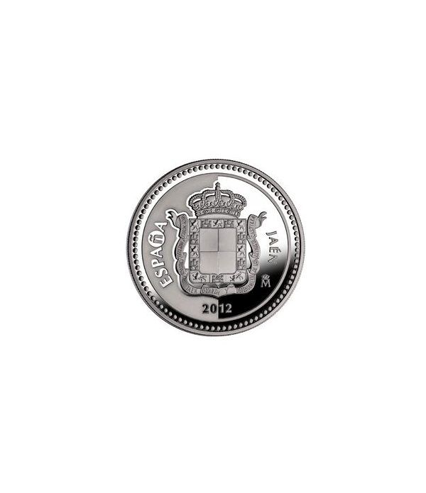Moneda 2012 Capitales de provincia. Jaen. 5 euros. Plata.  - 4