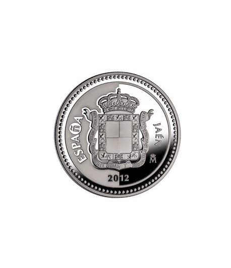 Moneda 2012 Capitales de provincia. Jaen. 5 euros. Plata.