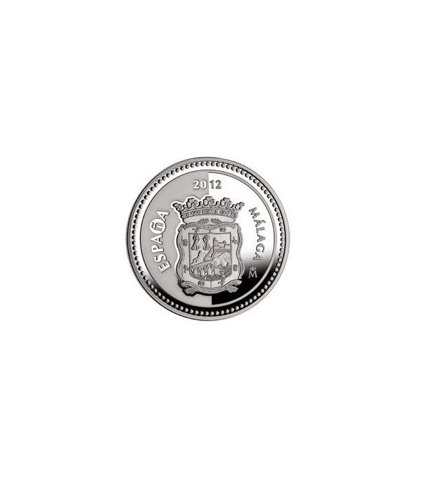 Moneda 2012 Capitales de provincia. Málaga. 5 euros. Plata.  - 2
