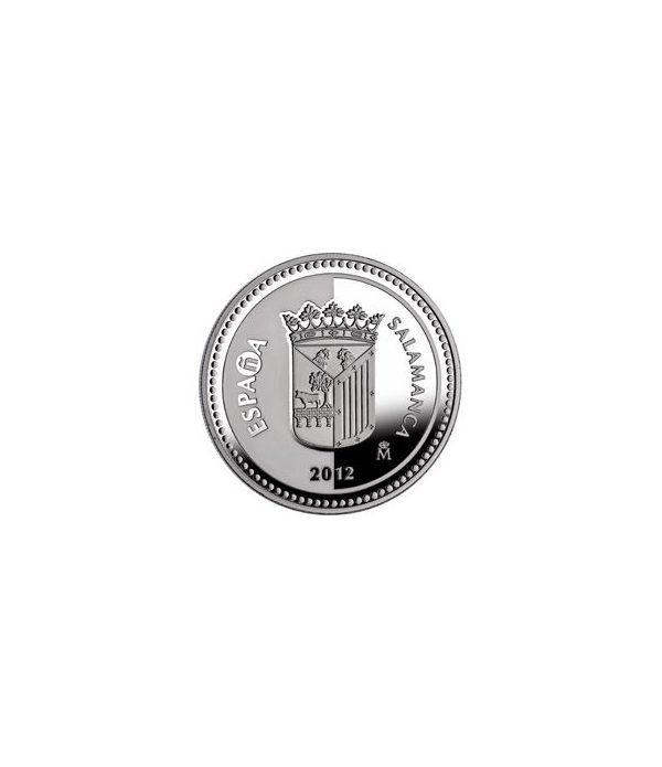 Moneda 2012 Capitales de provincia. Salamanca. 5 euros. Plata.