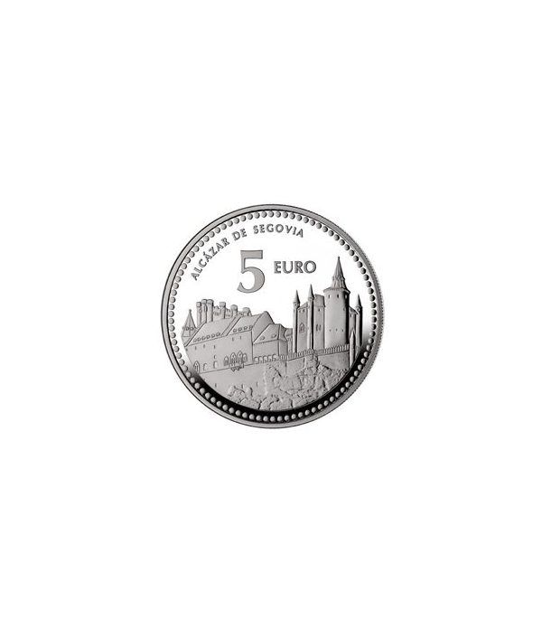 Moneda 2012 Capitales de provincia. Segovia. 5 euros. Plata.  - 4