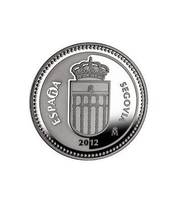 Moneda 2012 Capitales de provincia. Segovia. 5 euros. Plata.