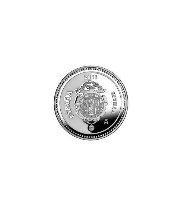 Moneda 2012 Capitales de provincia. Sevilla. 5 euros. Plata.