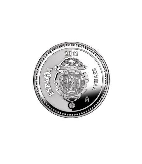 Moneda 2012 Capitales de provincia. Sevilla. 5 euros. Plata.