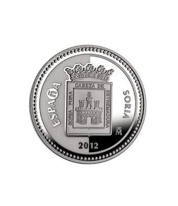 Moneda 2012 Capitales de provincia. Soria. 5 euros. Plata.