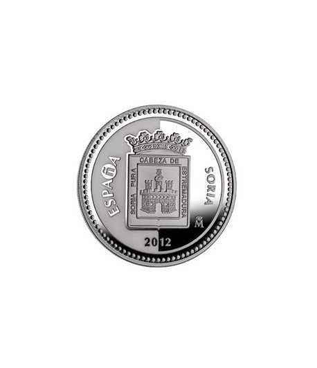 Moneda 2012 Capitales de provincia. Soria. 5 euros. Plata.