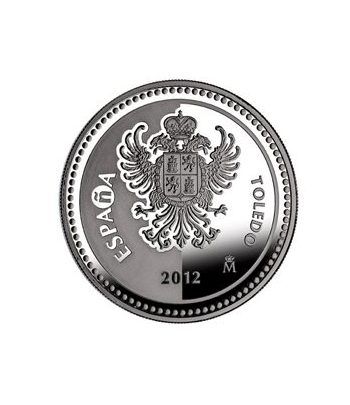 Moneda 2012 Capitales de provincia. Toledo. 5 euros. Plata.