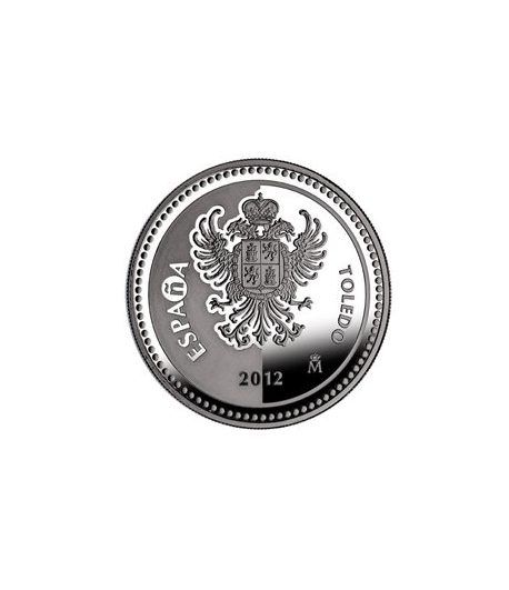 Moneda 2012 Capitales de provincia. Toledo. 5 euros. Plata.