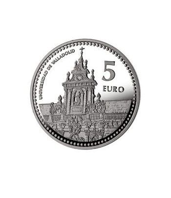 Moneda 2012 Capitales de provincia. Valladolid. 5 euros. Plata.