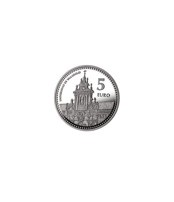 Moneda 2012 Capitales de provincia. Valladolid. 5 euros. Plata.  - 2
