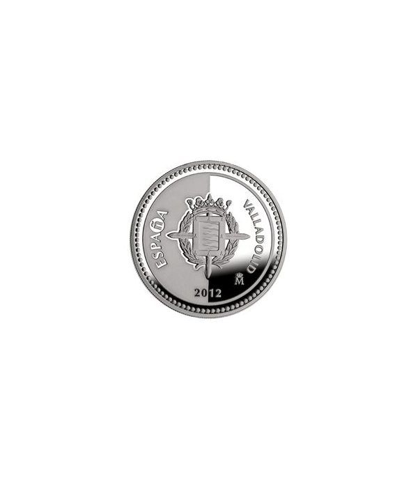 Moneda 2012 Capitales de provincia. Valladolid. 5 euros. Plata.  - 4