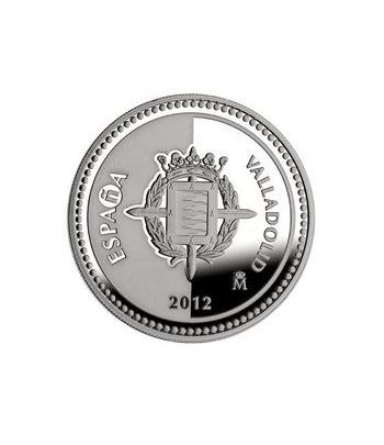 Moneda 2012 Capitales de provincia. Valladolid. 5 euros. Plata.