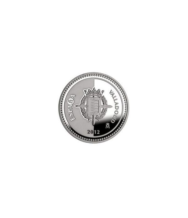 Moneda 2012 Capitales de provincia. Valladolid. 5 euros. Plata.