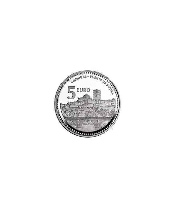 Moneda 2012 Capitales de provincia. Zamora. 5 euros. Plata.  - 2