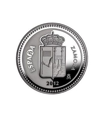 Moneda 2012 Capitales de provincia. Zamora. 5 euros. Plata.