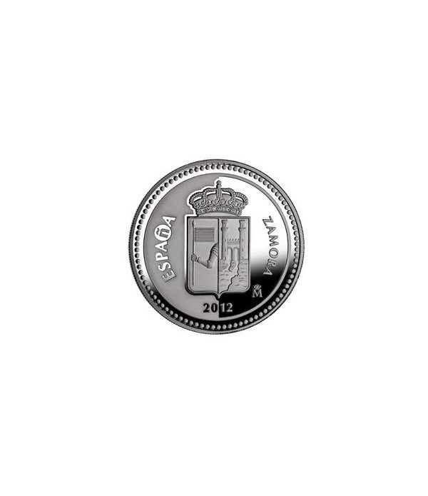 Moneda 2012 Capitales de provincia. Zamora. 5 euros. Plata.